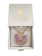 Bijoux personalizzato a forma di cuore con cristalli Swarovski incastonati e dedica incisa. Un dono artigianale esclusivo per celebrare una laurea, un traguardo importante o per lasciare un ricordo indelebile